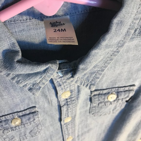 Oshkosh B'gosh button-front bodysuit size 24M - Picture 5 of 12